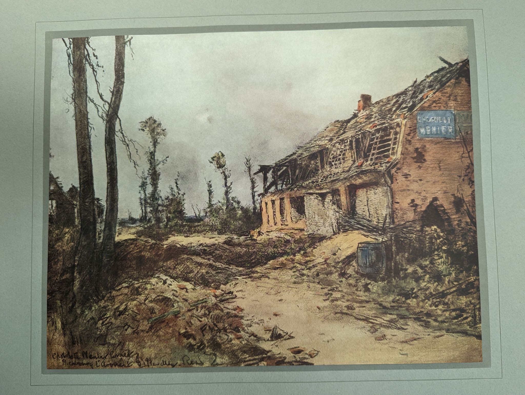 Edward Handley-Read, folio, 'The British Firing Line', 1917, 55 x 40cm